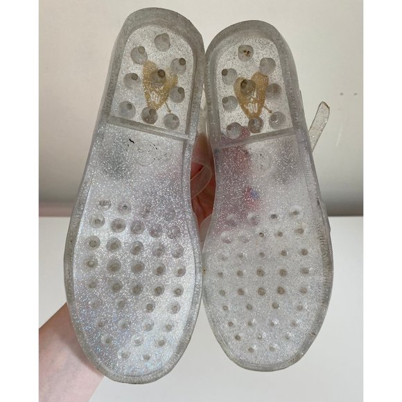 Retro Urban Outfitters Sparkle Jelly Sandals Size 6/36 - Picture 7 of 11